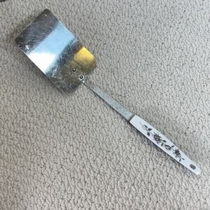 VTG Spatula Stainless Steel Black & White Rose Handle Japanese Kitchen Utensil